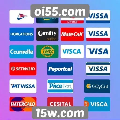 Variedade de métodos de pagamento no oi55.com